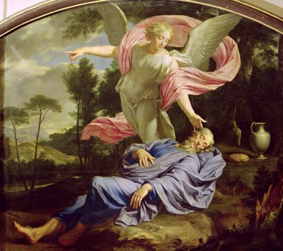 Il sogno di Elia, 1650-55 da Philippe de Champaigne
